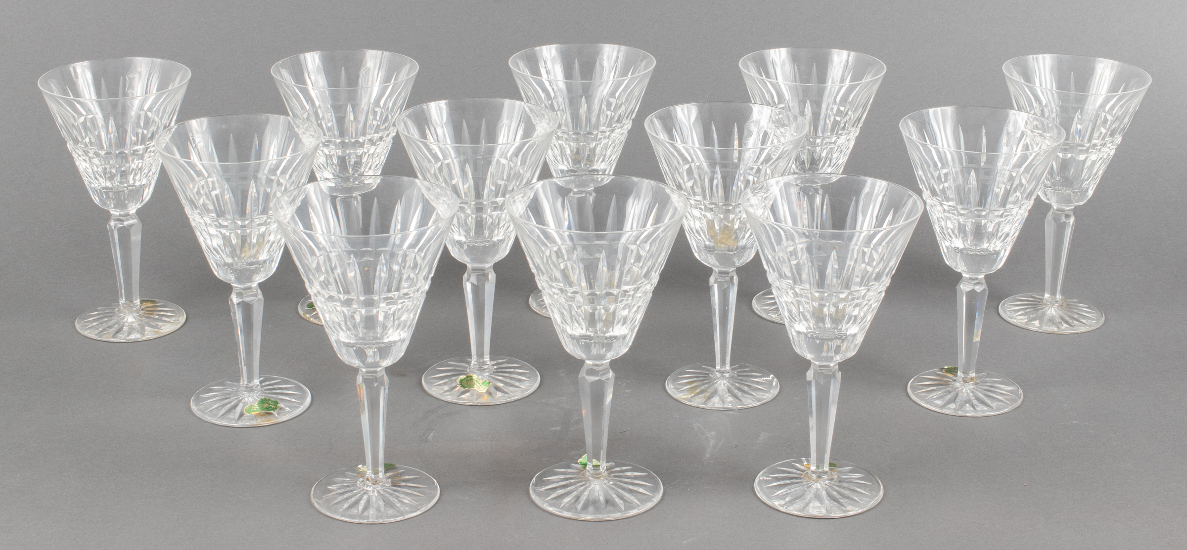 WATERFORD CUT GLASS WINE GLASSES  3c3541