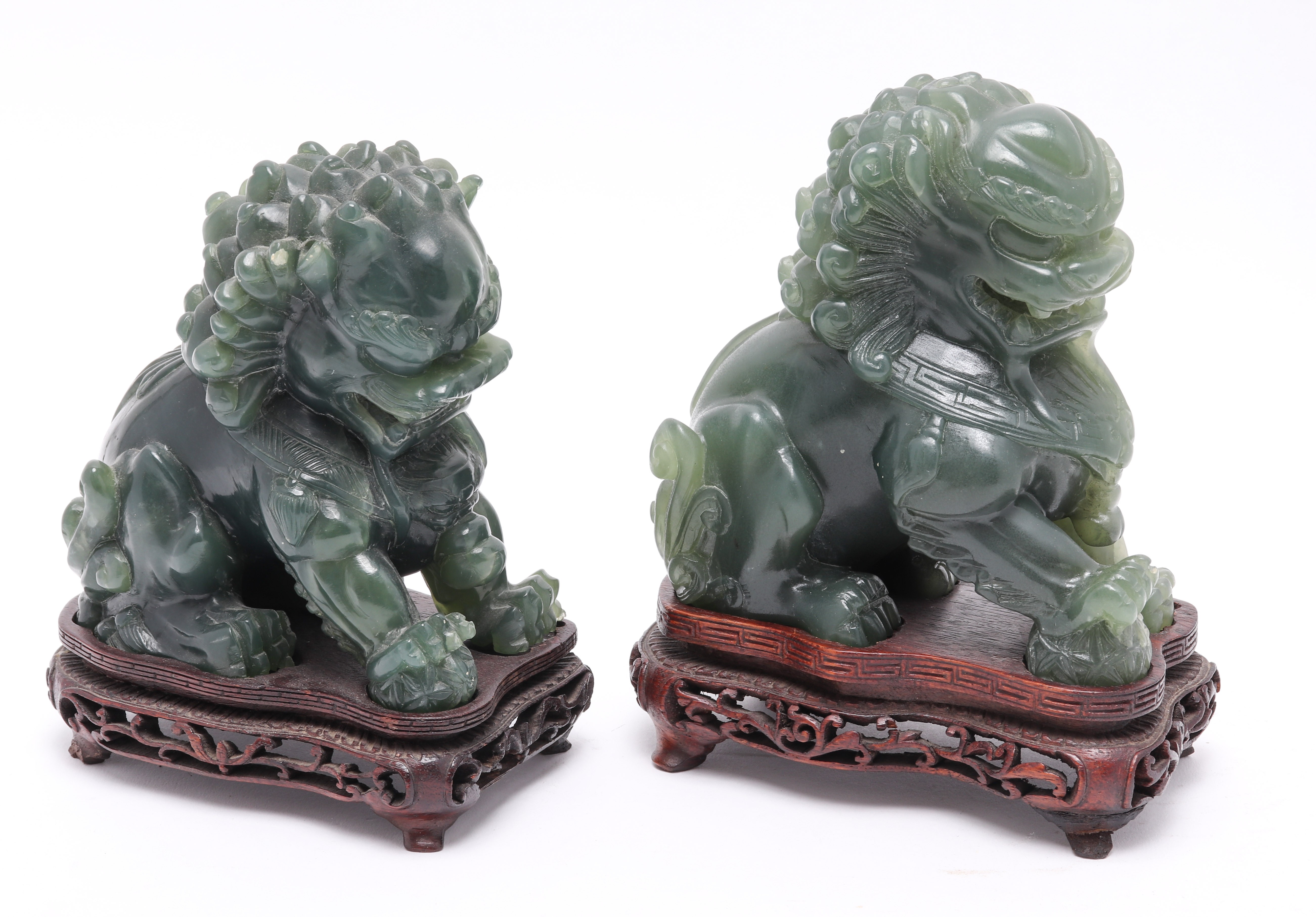 CHINESE CARVED GREEN HARDSTONE 3c3b30