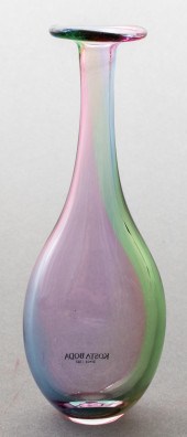 KOSTA BODA SMALL COLOR GLASS VASE with
