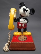 THE MICKEY MOUSE PHONE VINTAGE ROTARY