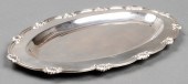 CAMUSSO PERUVIAN SILVER OVAL TRAY WITH