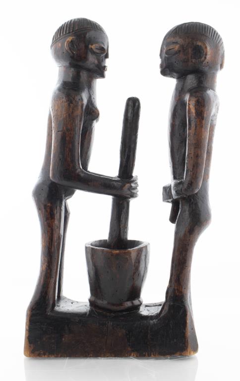 WEST AFRICAN CARVED WOOD FIGURAL 3c42c1