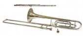 (2) OLDS OPERA TROMBONE & ARMSTRONG