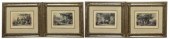 (4) FRAMED CHINESE SCENE PRINTS AFTER