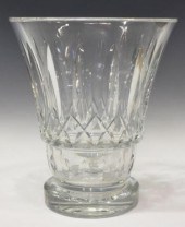 LARGE FRENCH BACCARAT CUT CRYSTAL FLOWER