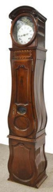 FRENCH MORBIER LONG CASE CLOCK, 19TH