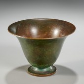 MARIE ZIMMERMANN, PATINATED COPPER VASE