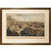 HENRY PAPRILL, VIEW OF NEW YORK ENGRAVING,