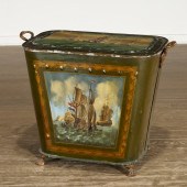 VICTORIAN FRENCH NAVY TOLEWARE COAL