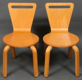 DORSEY COX FOR THONET CHILDRENS CHAIRS,