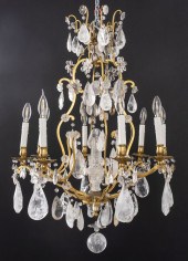 FRENCH LOUIS XVI STYLE ROCK CRYSTAL