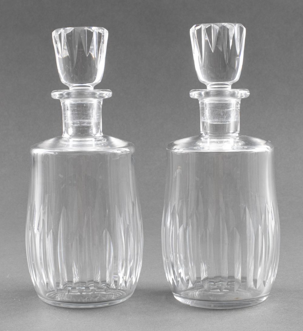 BACCARAT CUT GLASS WHISKEY DECANTERS  3c5773