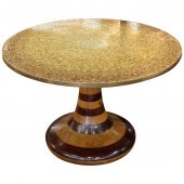 WENDELL CASTLE STYLE TABLE W GOLD 3c5820