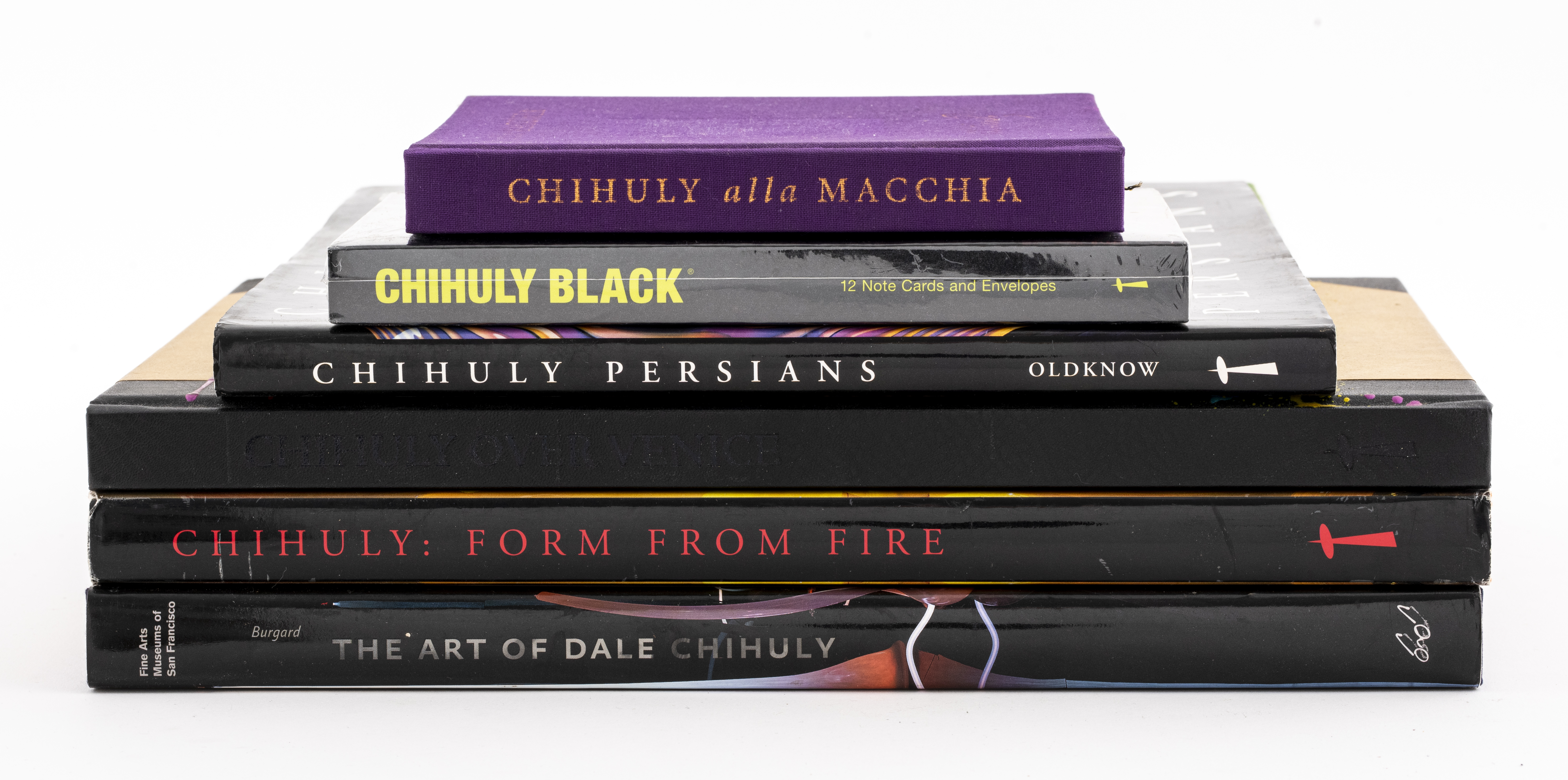 BOOKS ON DALE CHIHULY ART GLASS,