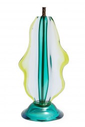 MURANO GLASS TABLE LAMPMurano Glass