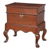 VERY RARE SOUTHERN CHIPPENDALE WALNUT