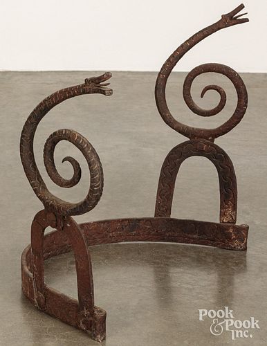 EARLY 18TH C ENGLISH WROUGHT IRON 3c65ff