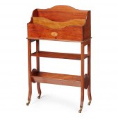 EDWARDIAN MAHOGANY INLAID BOOK STAND
EARLY