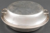 TIFFANY & CO. SILVER COVERED DISH WITH