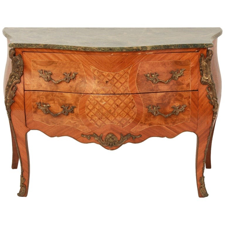 FRENCH LOUIS XV STYLE MARBLE TOP 3c4b48