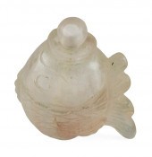 CHINESE ROCK CRYSTAL SNUFF BOTTLE 20TH