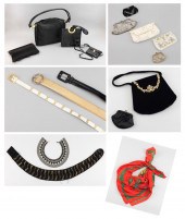LOT OF VINTAGE FASHION ACCESSORIES 20TH