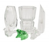 COLLECTION OF BACCARAT CRYSTAL VASES