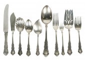 REED AND BARTON STERLING FLATWARE SERVICEReed