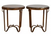 PAIR OF BARCLAY BUTERA SIDE TABLESPair