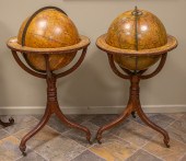 PAIR OF CARYS TERRESTRIAL AND CELESTIAL