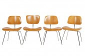 EAMES FOR HERMAN MILLER: FOUR DCM CHAIRSEames