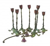 GROUP OF JAY STRONGWATER CANDLESTICKS