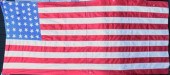 A thirty-nine star American flag, in
