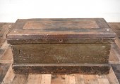An antique dovetailed tool chest/box,