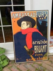 A contemporary poster Aristide Bruant