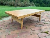 A vintage folding picnic table, was