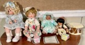Four vintage dolls, including: The Ashton-Drake