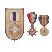WWI, MC group of three, Military Cross,