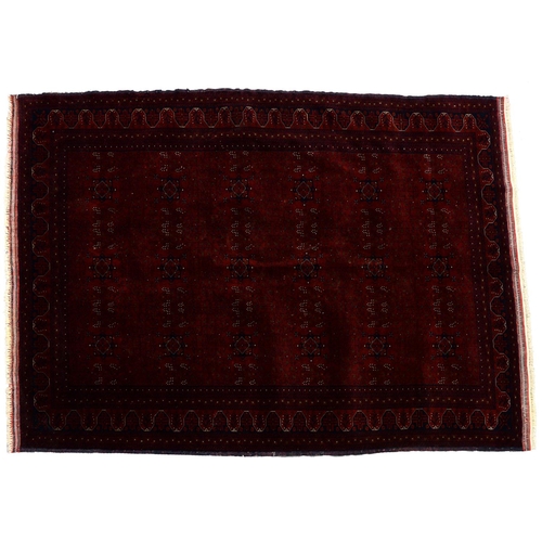 Vintage fine Afghan rug 193 x 3c8c4f