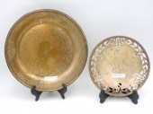 (2) STERLING SILVER PLATES. EARLY 20TH