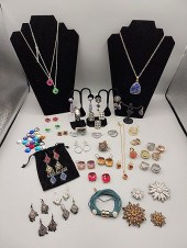 Large Group of Costume Jewelry- Joan