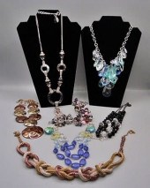 Group of 6 Statement Necklaces-Ali Khan