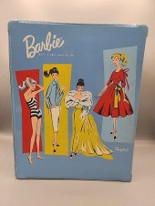 Vintage 1961 Blue Ponytail Barbie Case