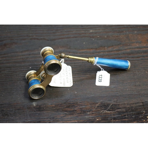 French antique opera glasses in