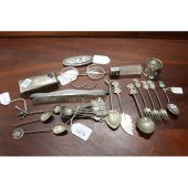 Collection of miscellaneous silver,