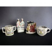 A COLLECTION OF STAFFORDSHIRE CERAMICS.
