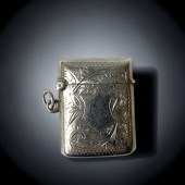 925 silver H/M small design vesta case