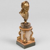 CONTINENTAL GILT-BRONZE-MOUNTED MARBLE