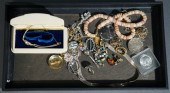 COLLECTION OF A MIKIMOTO STERLING AND
