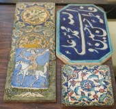 GROUP OF SIX MIDDLE EASTERN PAINTED 3c70c0